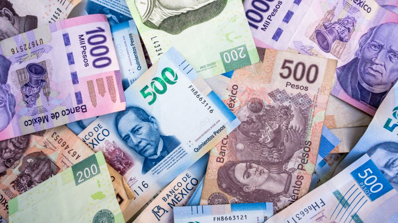 Mexicaanse peso's terug wisselen